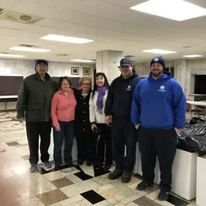 Weleski mover volunteering for Angel Tree